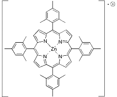 Zinc tetramesitylporphyrin radical cation