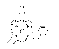 5,10-Diaryl Cu-oxochlorin